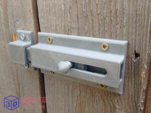 滑动门栓完全打印版-3d打印模型stl下载-【我爱3D打印】