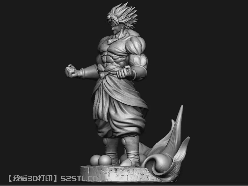 龙珠（Dragon Ball）布罗利（Broly）-3d打印模型stl