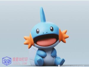 宠物小精灵水跃鱼Mudkip宝可梦（口袋妖怪）-3d打印模型stl-【我爱3D打印】