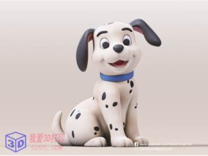 斑点狗手办-3d打印模型stl下载-【我爱3D打印】