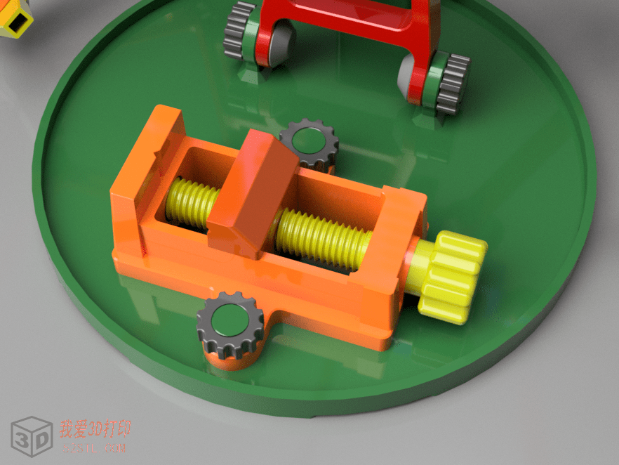 多用途电烙铁焊台带虎钳-3d打印模型stl