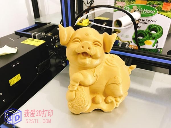 可爱猪猪存钱罐-3d打印模型stl下载-百度网盘云【我爱3D打印】