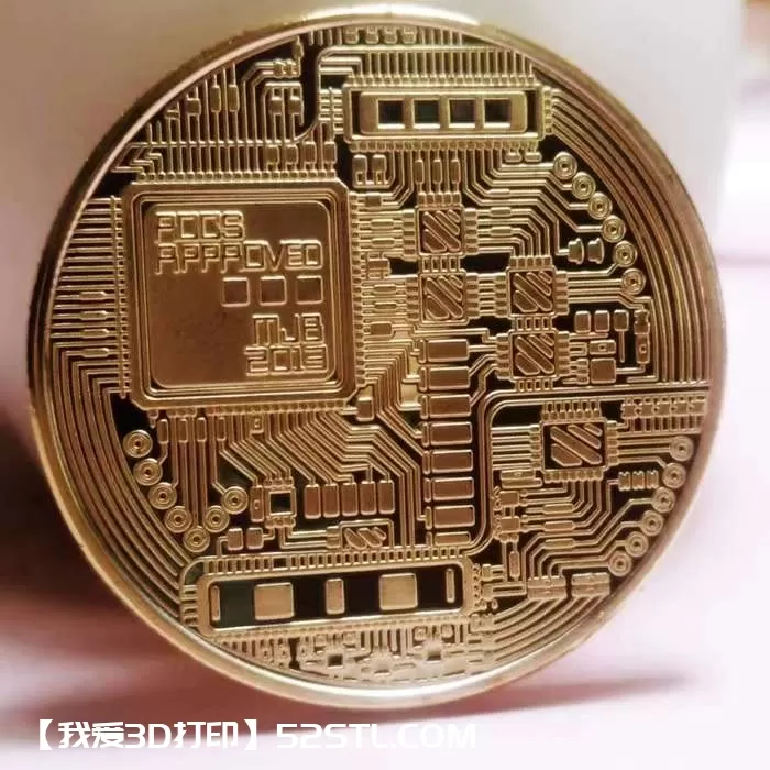 图片[6]-20厘米比特币硬币（正面和背面）-3d打印模型stl下载-百度网盘云下载【我爱3D打印】