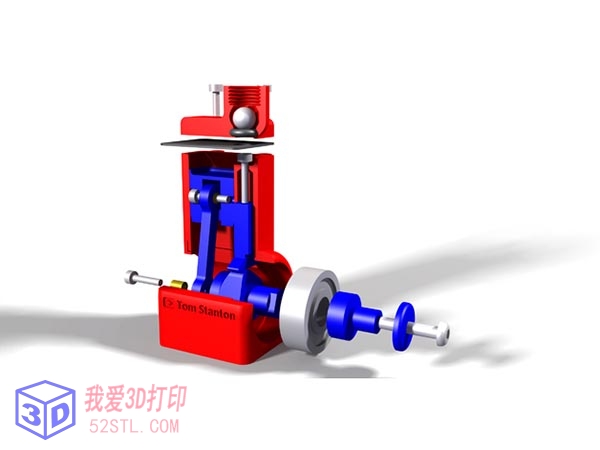 压缩空气发动机-3d打印模型stl免费下载-百度网盘云【我爱3D打印】