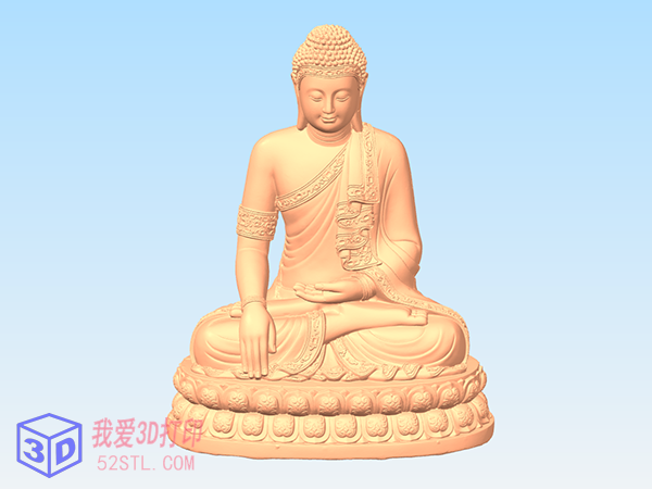 泰国佛陀-3d打印模型stl下载模型图