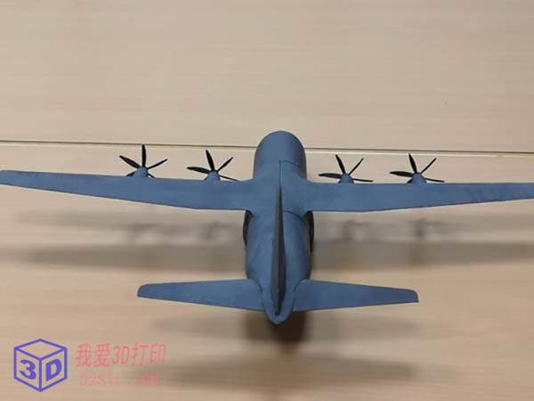 C-130大力神货运飞机-3d打印模型stl下载实物图