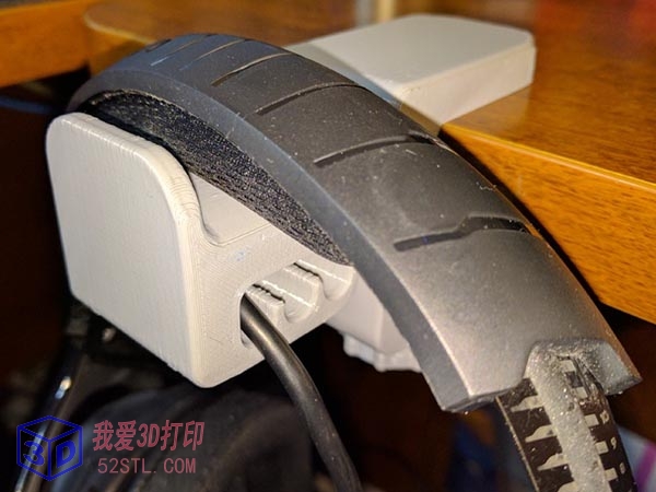 桌面安装耳机座支架-3d打印模型stl下载实物图