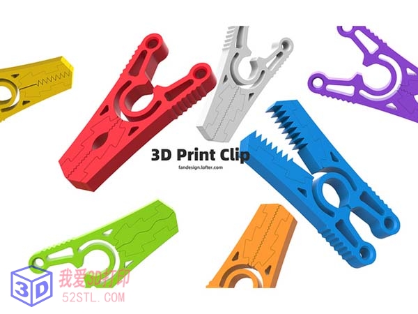 3d打印弹簧夹子-3d打印模型stl免费下载-百度网盘云下载【我爱3D打印】