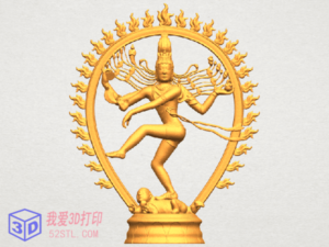 湿婆之舞雕像-3d打印模型stl-【我爱3D打印】