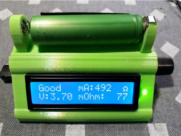 3D打印模型stl-18650锂电池测试仪