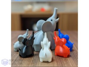 3D打印模型stl-可爱的大象-【我爱3D打印】