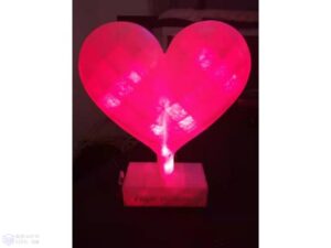 3D打印模型stl-情人节之心灯-【我爱3D打印】
