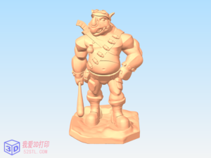 忍者神龟-犀牛头/Rocksteady手办模型-3d打印模型stl-【我爱3D打印】