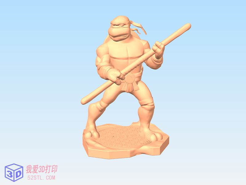 忍者神龟-多纳泰罗/Donatello手办模型-3d打印模型stl模型图