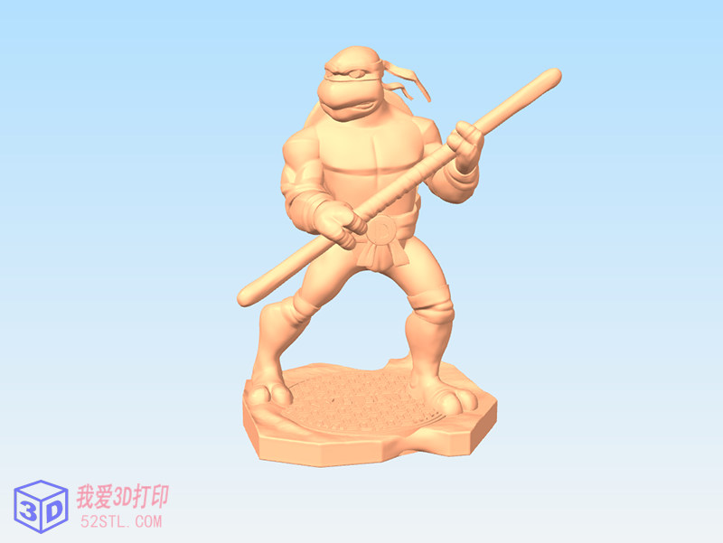 忍者神龟-多纳泰罗/Donatello手办模型-3d打印模型stl格式-3d打印模型库-百度网盘下载【我爱3D打印】