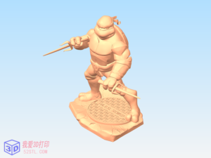 忍者神龟-拉斐尔/Raphael手办模型-3d打印模型stl-【我爱3D打印】