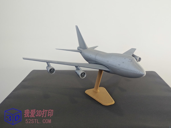 波音747飞机1:200模型-3d打印模型stl下载