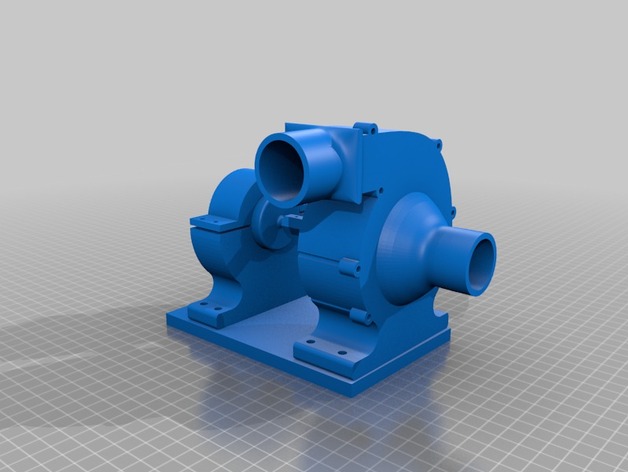 3D打印模型stl-强大的 3d 打印水泵