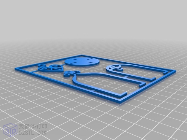 3D打印模型stl-情人节心形鸟笼