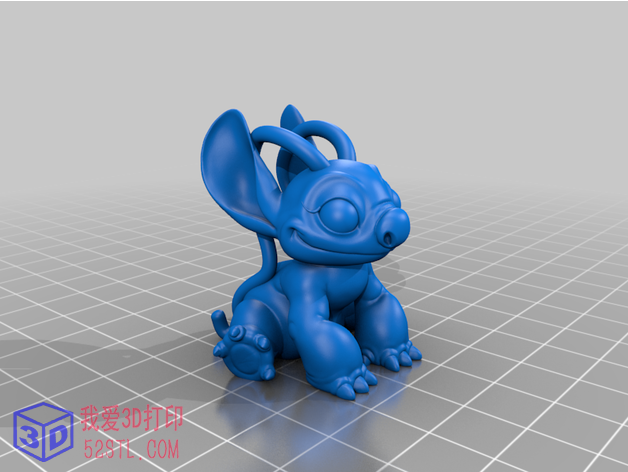 大耳朵小怪兽Stitch-3D打印模型stl