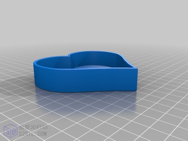 3D打印模型stl-情人节心形首饰盒