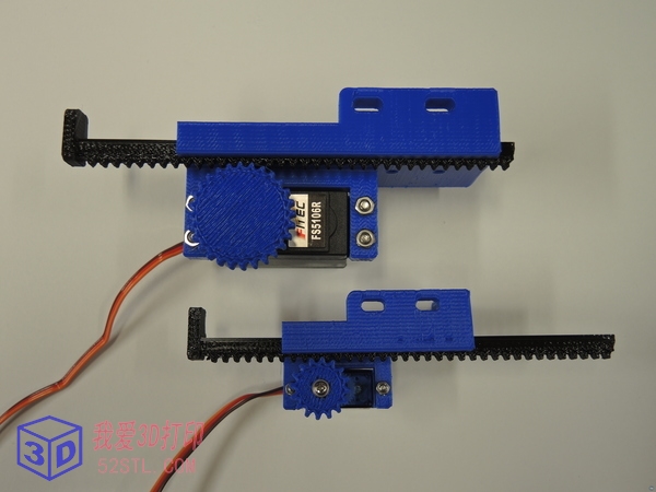 线性伺服执行器（含Arduino源代码）-3d打印模型stl下载实物图