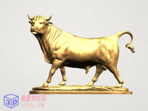公牛雕像-3d打印模型stl-【我爱3D打印】