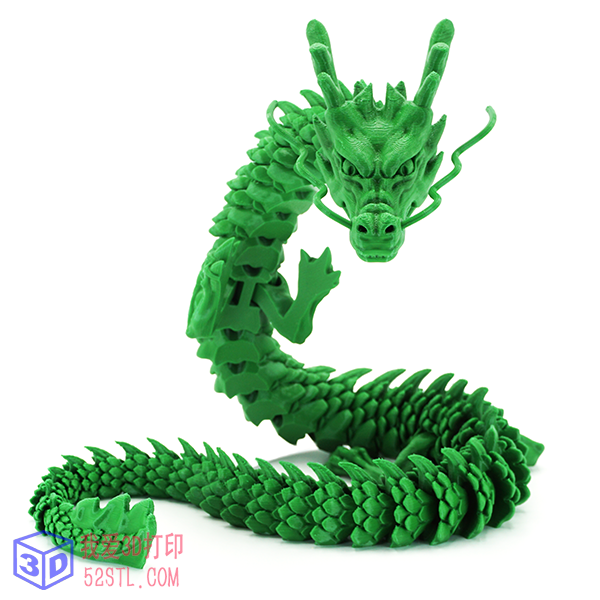 铰链龙-会活动的龙(dragon)-3D打印模型图片