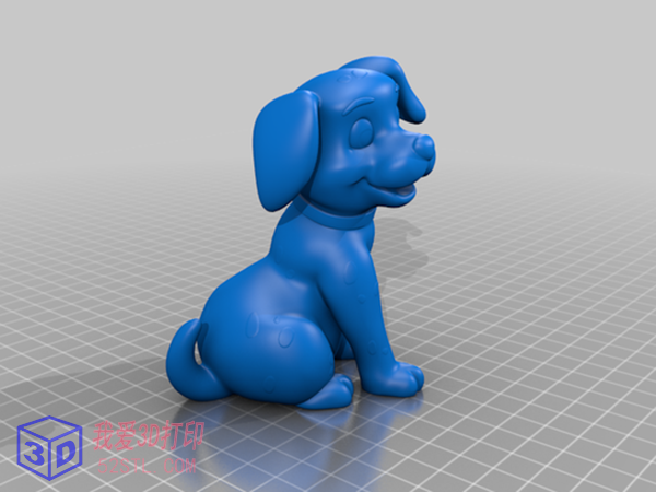 斑点狗-3d打印模型stl模型图