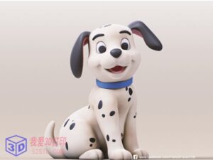 斑点狗-3d打印模型stl-【我爱3D打印】