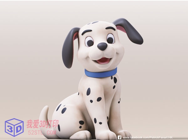 斑点狗玩偶-3d打印模型stl免费下载-百度网盘云下载【我爱3D打印】