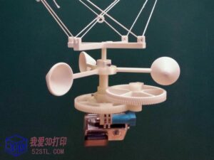 风力旋转摄像云台-3d打印模型stl下载-【我爱3D打印】