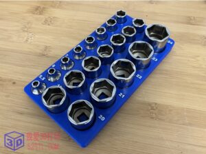 套筒扳手储存盒(6-24mm)-3D打印模型stl-【我爱3D打印】
