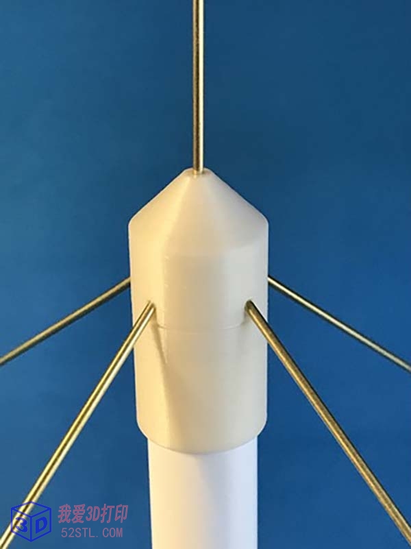 1/4波长gp天线外壳-3d打印模型stl实物图