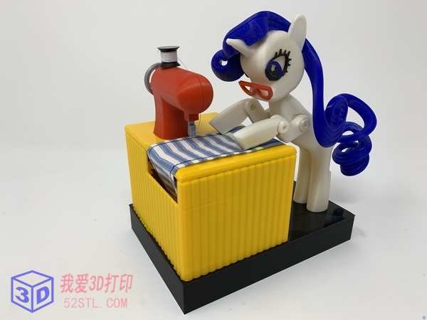 Little Pony自动缝纫机-3d打印模型stl免费下载-百度网盘云下载【我爱3D打印】