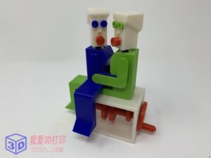 情侣科技之吻-3d打印模型stl下载-【我爱3D打印】