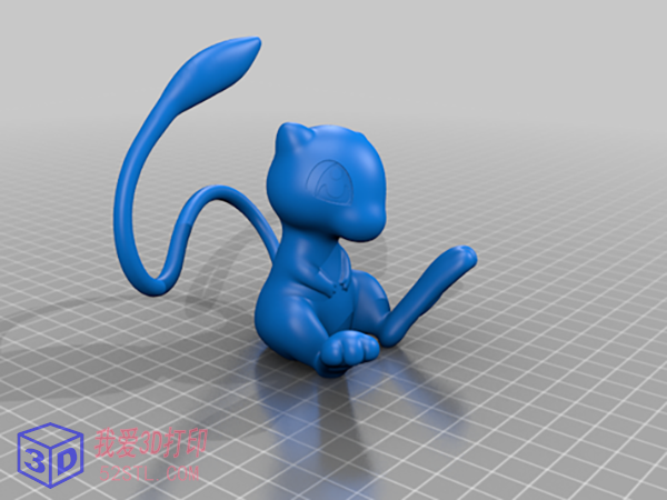梦梦(精灵宝可梦)-3d打印模型stl下载模型图