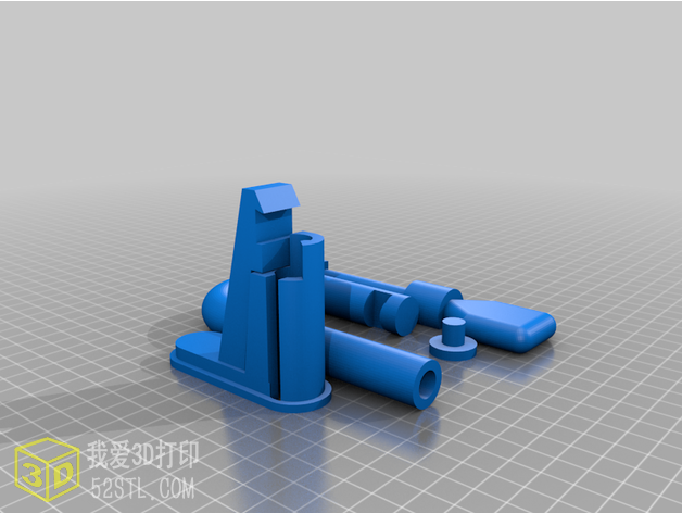 3D打印模型stl-打印个简易挂锁
