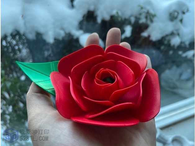 3D打印玫瑰-3d打印模型stl格式免费下载-百度度网盘下载【我爱3D打印】