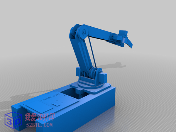 Arduino伺服驱动机械臂-3d打印模型stl模型图