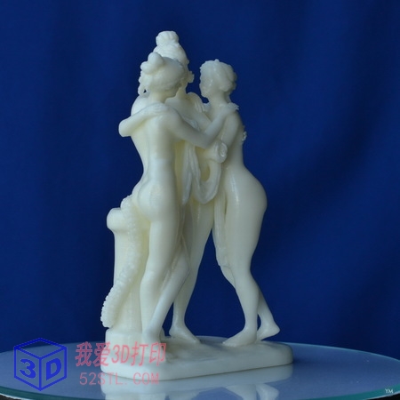 俄罗斯冬宫博物馆的三女神-3d打印模型stl下载实物图