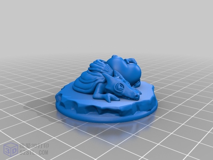 图片[2]-情人节礼物之小怪兽-3d打印stl模型库-3D打印模型stl-百度网盘下载【我爱3D打印】