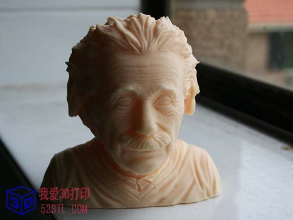 科学家爱因斯坦半身像-3d打印模型stl格式免费下载-百度网盘下载【我爱3D打印】