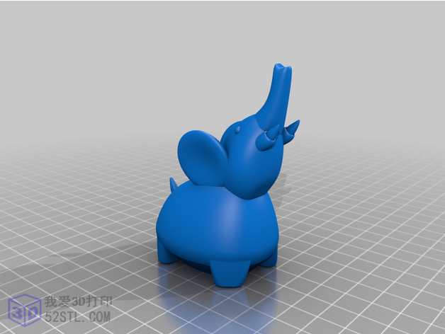 图片[4]-可爱的大象-3d打印模型stl格式免费下载-3d打印模型免费下载-百度网盘下载【我爱3D打印】