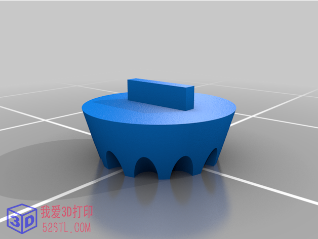 P3386 电位器旋钮-3D打印模型stl