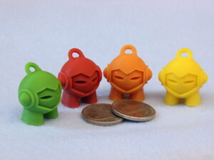 3D打印模型stl-Hubs Marvin钥匙扣-【我爱3D打印】