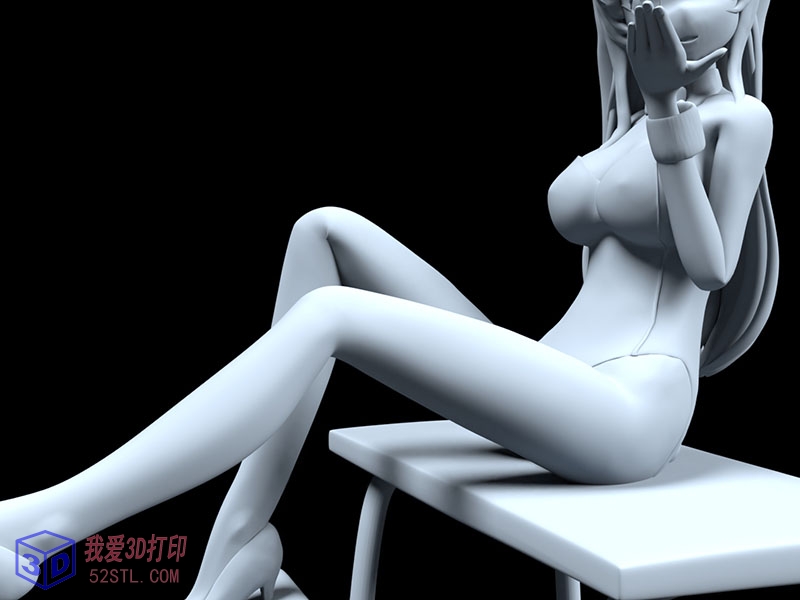 樱岛麻衣兔女郎学姐-3d打印stl模型库-3d打印模型免费下载-百度网盘下载【我爱3D打印】