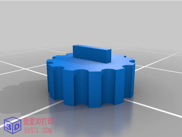 P3386 电位器旋钮-3d打印模型stl格式免费下载-百度网盘下载【我爱3D打印】