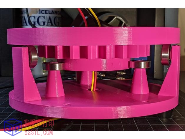 带滑环的电动旋转平台-3d打印模型stl格式免费下载-百度度网盘下载【我爱3D打印】