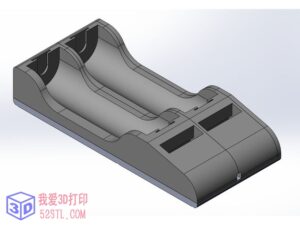 TP4056_18650_2芯电池充电器-3D打印模型stl-【我爱3D打印】